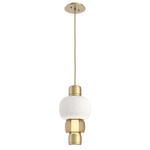 Torno Mandrel Pendant - Gilded Brass / Bronze