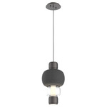 Torno Mandrel Pendant - Graphite / Clear