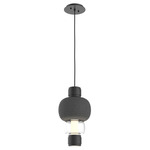 Torno Mandrel Pendant - Matte Black / Clear