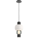 Torno Mandrel Pendant - Matte Black / Smoke