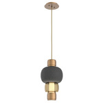 Torno Mandrel Pendant - Novel Brass / Bronze