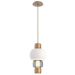 Torno Mandrel Pendant - Novel Brass / Smoke