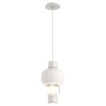 Torno Mandrel Pendant - Salt White / Clear