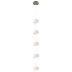 Torno Stack Pendant - Burnished Bronze / Chalk