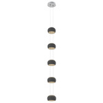 Torno Stack Pendant - Classic Silver / Charcoal
