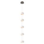 Torno Stack Pendant - Flat Bronze / Chalk