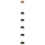 Torno Stack Pendant - Novel Brass / Charcoal