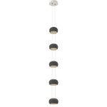 Torno Stack Pendant - Salt White / Charcoal