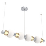 Torno Mandrel Linear Pendant - Classic Silver / Bronze