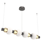 Torno Mandrel Linear Pendant - Graphite / Bronze