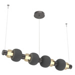 Torno Mandrel Linear Pendant - Graphite / Bronze