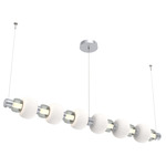 Torno Mandrel Linear Pendant - Classic Silver / Smoke