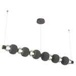 Torno Mandrel Linear Pendant - Flat Bronze / Smoke