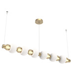 Torno Mandrel Linear Pendant - Gilded Brass / Bronze