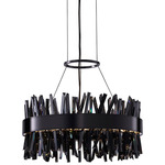 Glacier Color-Select Pendant - Black Nickel / Smoked Firenze