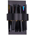 Glacier Color-Select Wall Light - Black Nickel / Smoked Firenze