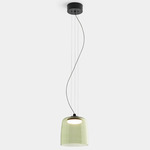 Levels Color-Select Single Pendant - Black / Green