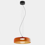 Levels Color-Select Single Pendant - Black / Amber