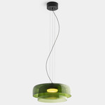 Levels Color-Select Double Pendant - Black / Green
