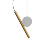 Doi Pendant - White / Brass