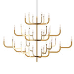J-us XL Chandelier - Satin Gold