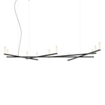 Dix Bougies Linear Pendant - Black