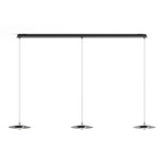 Koine Linear Multi Light Pendant - Black / White