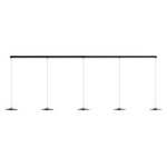 Koine Linear Multi Light Pendant - Black / White