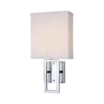 Prisca Wall Sconce - Chrome / Off White