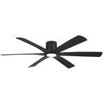 Brisano Ceiling Fan with Color-Select Light - Coal / Coal
