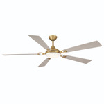 Cadena Smart Ceiling Fan with Color-Select Light - Heritage Brass / Coastal Driftwood / Warm Coastal Driftwood