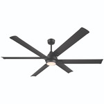 Soarin Smart Ceiling Fan with Color-Select Light - Coal / Coal