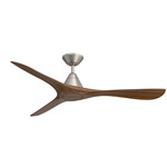 Carve Smart Ceiling Fan - Antique Nickel / Distressed Koa