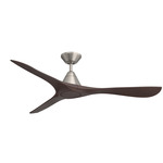 Carve Smart Ceiling Fan - Antique Nickel / Dark Walnut