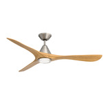 Carve Smart Ceiling Fan - Antique Nickel / Honey Oak