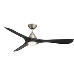 Carve Smart Ceiling Fan - Antique Nickel / Matte Black