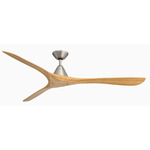 Carve Smart Ceiling Fan - Antique Nickel / Honey Oak