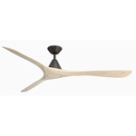 Carve Smart Ceiling Fan - Bronze / White Oak
