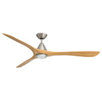 Carve Smart Ceiling Fan - Antique Nickel / Honey Oak