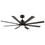 Size Matters Smart Ceiling Fan with Color-Select Light - Bronze / Bronze