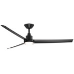 Bolo Smart Ceiling Fan with Color-Select Light - Matte Black / Frosted
