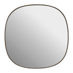 Framed Mirror - Taupe / Clear