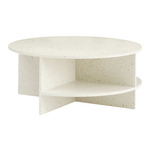 Halves Coffee Table - Off-White Terrazzo