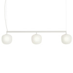 Rime Rail Linear Pendant - White / White
