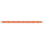 Light Channel .3 Mono Color Surface Mount Complete Fixture - Satin Aluminum / Clear Lens