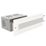 DIY TruArch 1 Channel Straight End Power Connector - White