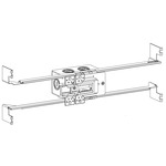 DIY TruArch Flex Channel End Feed Power Connector - White