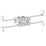 DIY TruArch Flex Channel Center Feed Power Connector - White