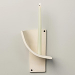 Kahn Candle Sconce - Bone