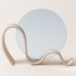 Wavee Table Mirror - Sand